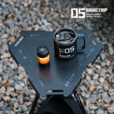 六角形キャンプ戦術風折りたたみ収納テーブル