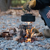 アウトドアキャンプ用牡羊座ステンレス製ストーブスタンド