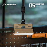 超明るい省エネキャンプライト 携帯型ハイパワー懐中電灯 グリーン