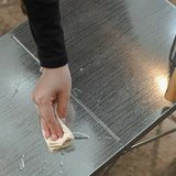 多機能軽量ステンレス製アウトドア折りたたみテーブル