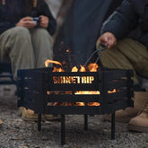 キャンプ用ポータブル折りたたみ収納焚き火台薪火台