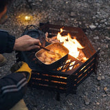 キャンプ用ポータブル折りたたみ収納焚き火台薪火台