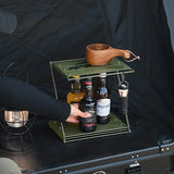 アウトドアキャンプ用ポータブル野炊ラック