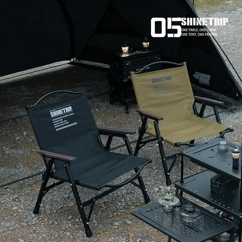 ミリタリー風折りたたみ式タクティカルクミットチェア