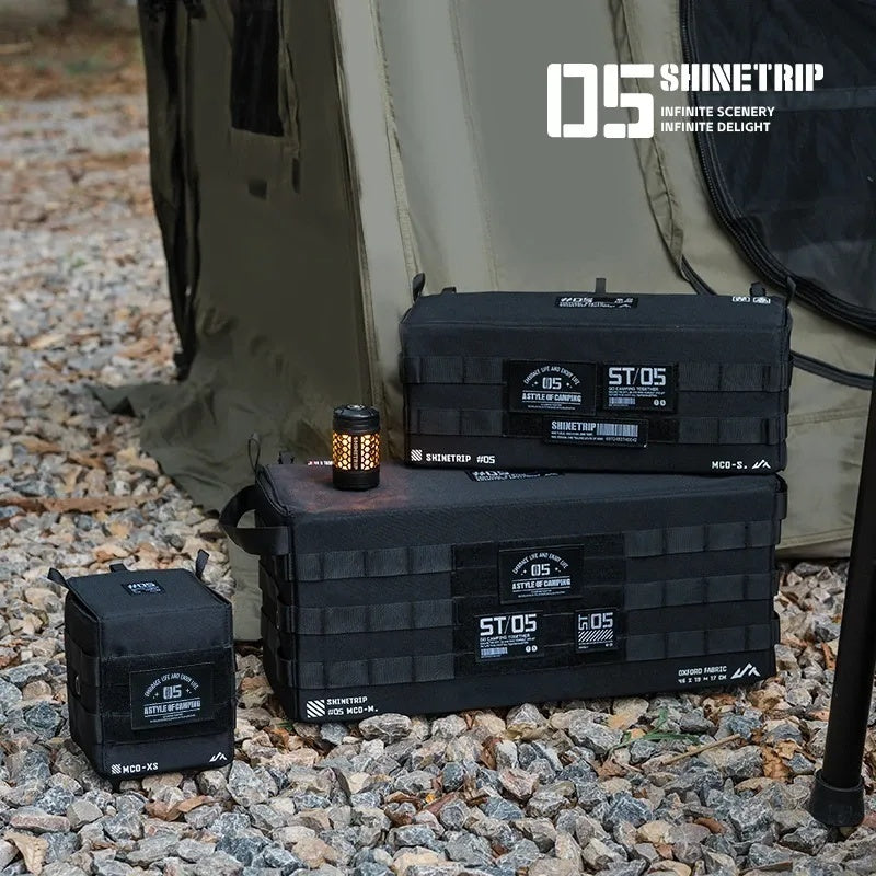 モジュラー式アウトドアキャンプ用タクティカル収納バッグ