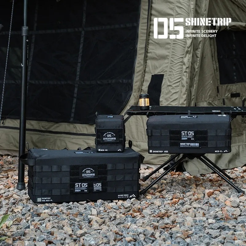 モジュラー式アウトドアキャンプ用タクティカル収納バッグ