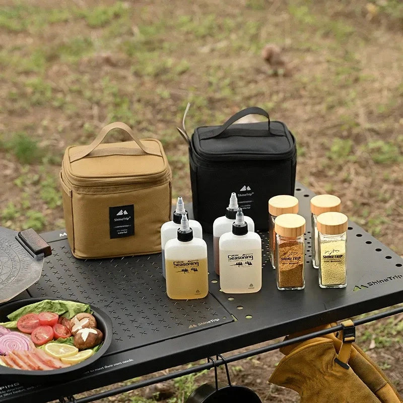 キャンプ用密封調味料収納セット
