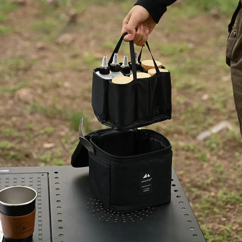 キャンプ用密封調味料収納セット